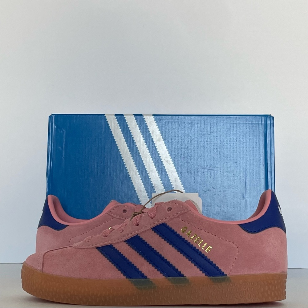 Adidas Gazelle C “Semi Pink Spark/Lucid Blue/Lucid Blue”
